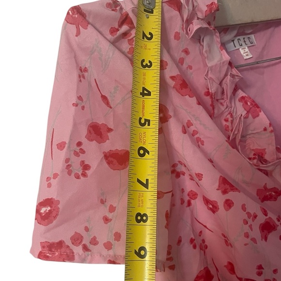 TCEC PINK FLORAL DRESS SIZE MEDIUM RARE - Picture 12 of 16